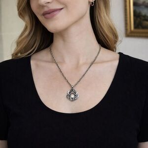 Rare Georg Jensen Heritage Collection 2006 Sterling Silver Necklace - NEW